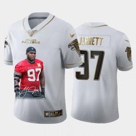 Tröjor Atlanta Falcons Grady Jarrett 97 Special Signature Golden Edition Vapor Limited 100th Season - Män